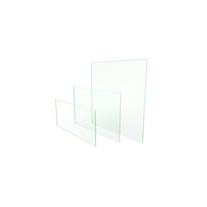 Panneau de verre trempé clair 12 mm (intérieur / extérieur)