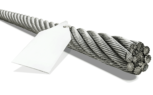 Câble souple en inox 316 de diamètre 6 mm conditionné : cable inox souple